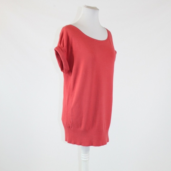 Salmon pink THE LIMITED scoop neck sweater M - Picture 3 of 8